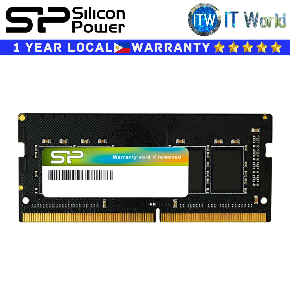 Silicon Power DDR4 RAM 16GB 3200MT/s SODIMM Memory