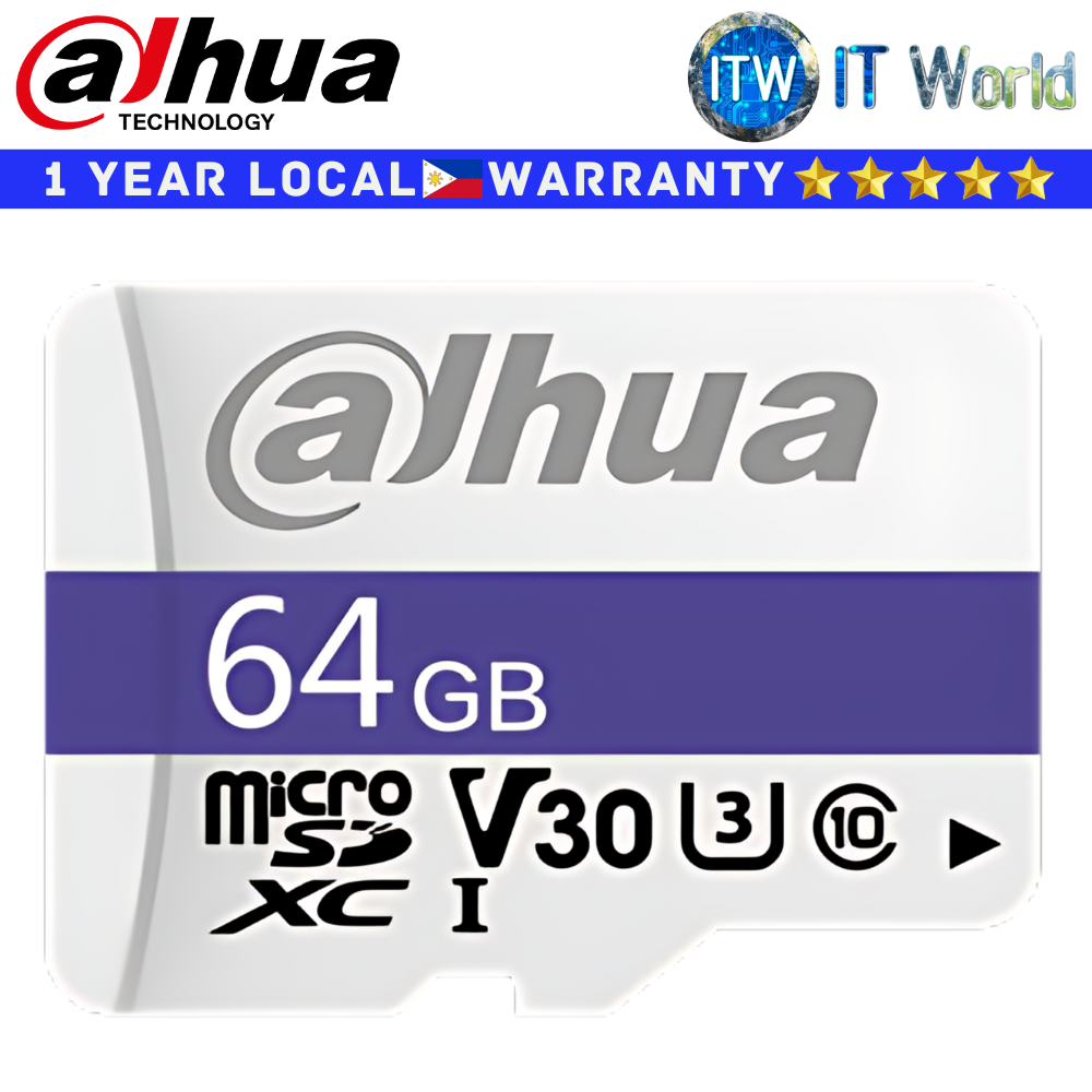 Dahua Micro SD Card Memory Card C100 Data Flash Memory (64GB)