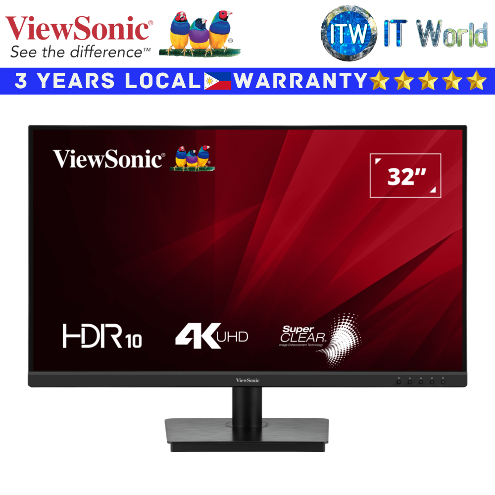 Viewsonic Monitor VA3208-4K-MHD 32&quot; 3840x2160 UHD / 60Hz / VA / 3ms / with Built-in Speakers