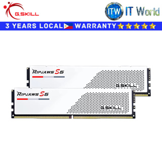 Gskill DDR5 RAM 32GB (16GBx2) 6000MT/s Ripjaws S5 (F5-6000J3648D16GX2-RS5W)