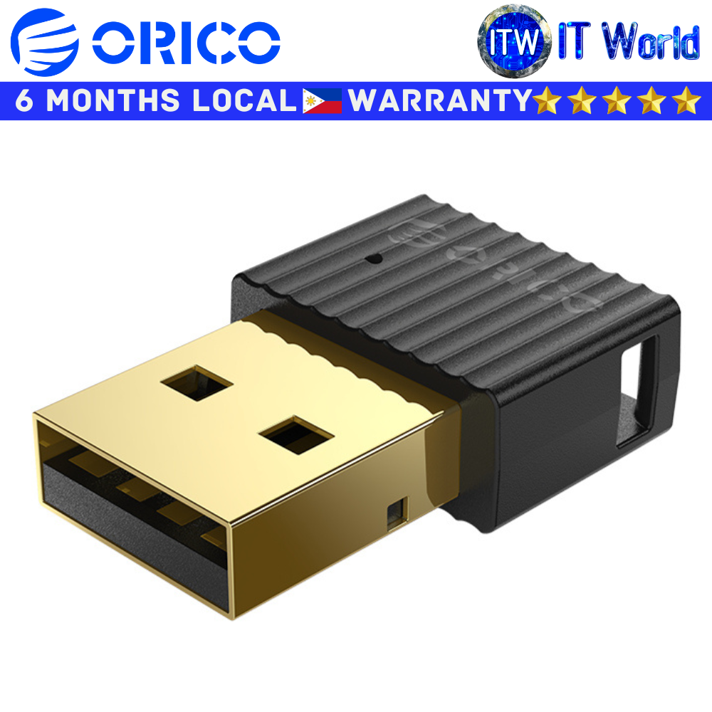 Orico USB Adapter 5.0 Bluetooth Multi-Device Expansion 5Mbps Black (BTA-508-BK-BP)