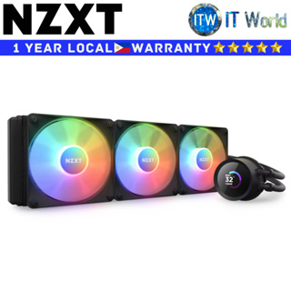 NZXT CPU Cooler Fan Kraken 360 RGB 360mm AIO Liquid Cooler with LCD Display (Black)