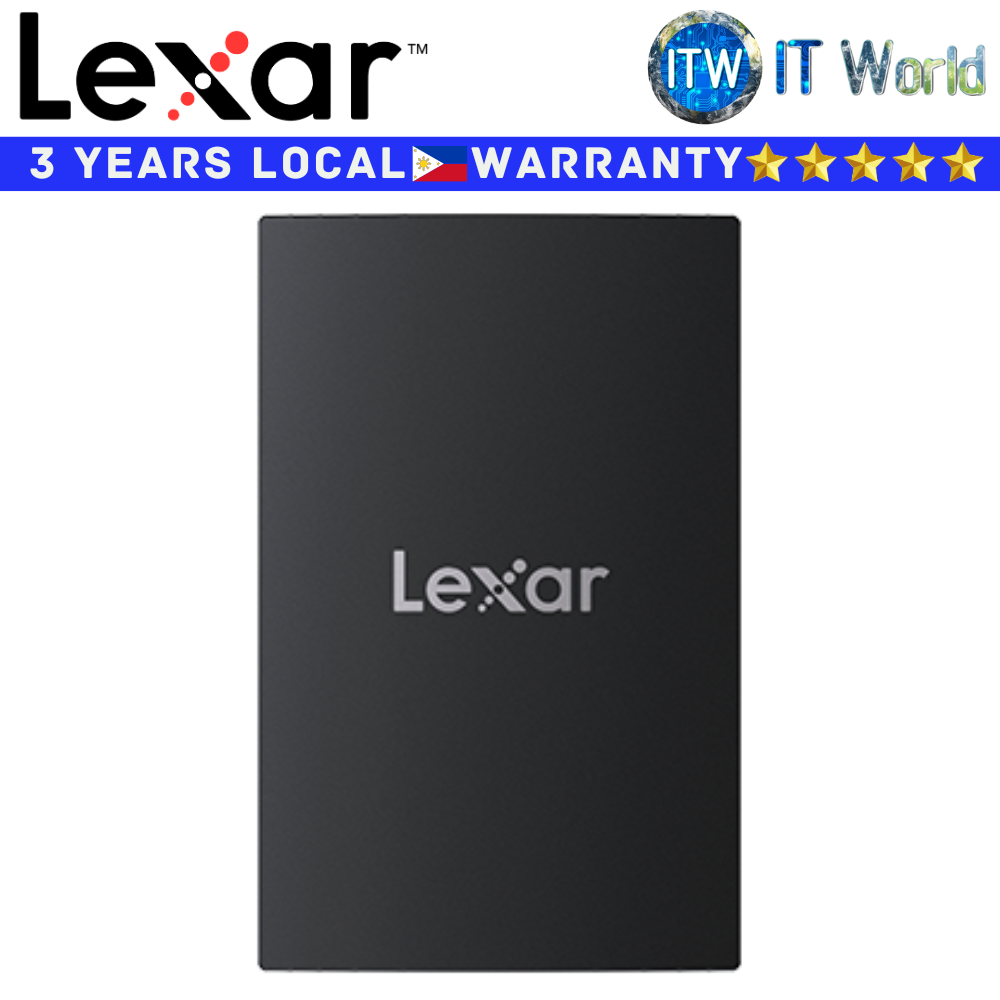 Lexar 1TB SSD SL500 Portable USB 3.2 Gen2x2 up to 2000MB/s Read External (LSL500X001T-RNBNG)