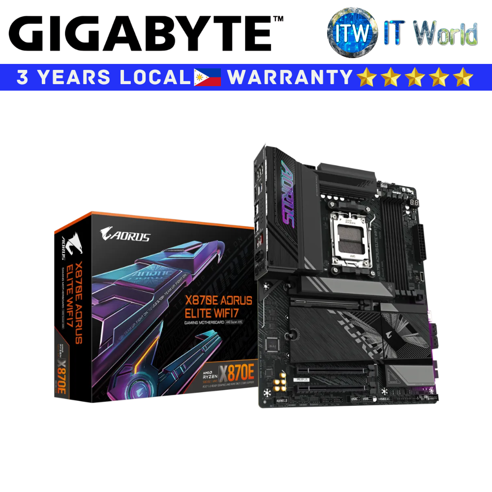 Gigabyte Motherboard X870E Aorus Elite Wifi7 ATX AM5 DDR5 (GA-X870E-A-ELITE-WIFI 7)