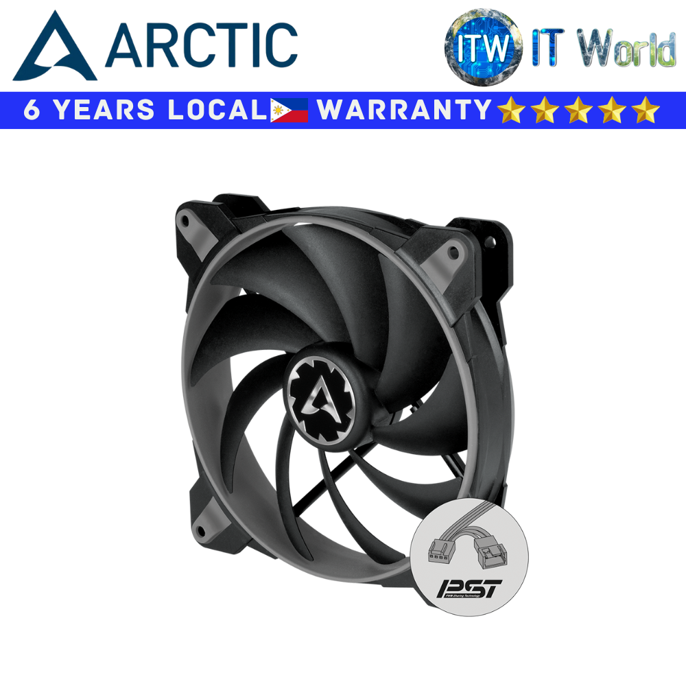 Arcti PC Fan BioniX F140 140mm Gaming Fan with PWM PST Grey/Black (ACFAN00161A)