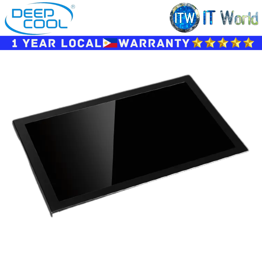 Deepcool View Panel 100 Tempered Glass Panel Black (R-VIEW-PANEL-BK-G)