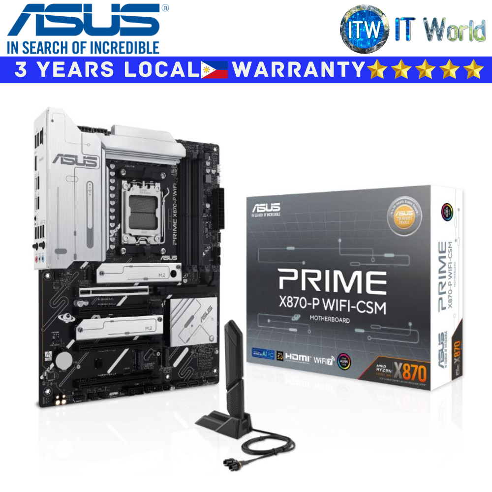 ASUS Motherboard Prime X870-P Wifi CSM ATX AM5 DDR5