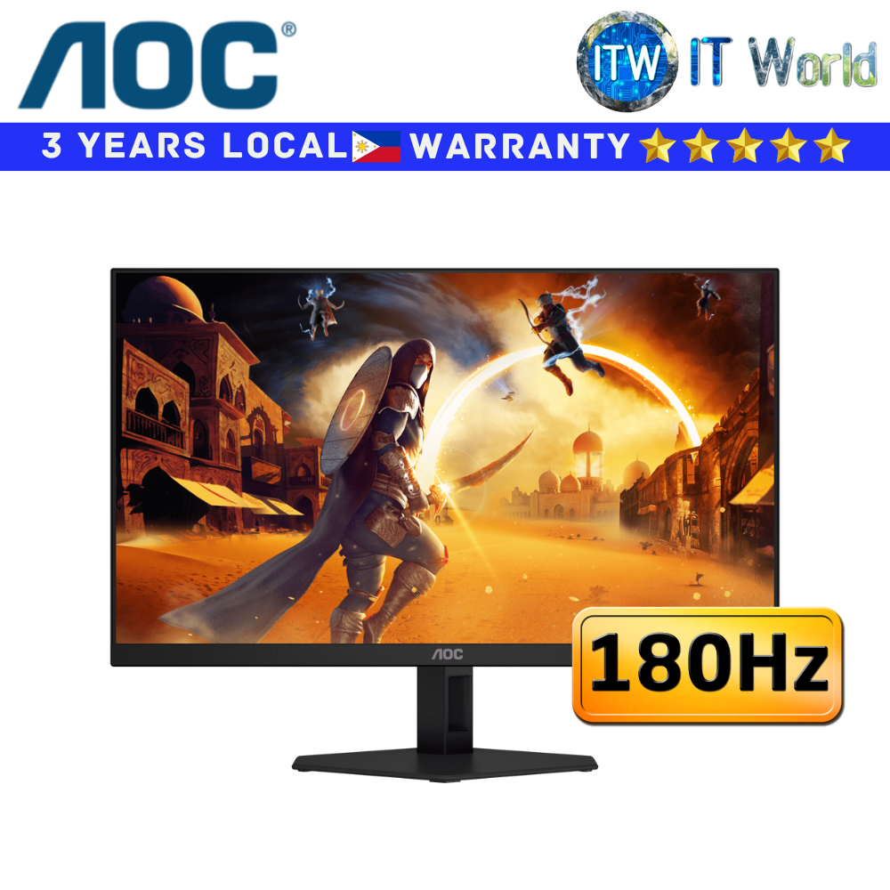 AOC Monitor 27&quot;(1920×1080 FHD) / 180Hz / IPS / 0.5ms MPRT / 27G4E