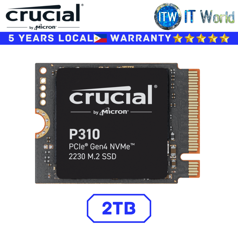 Itw | Crucial SSD 1TB/2TB NVMe SSD M 2 NVMe SSD P310 2230