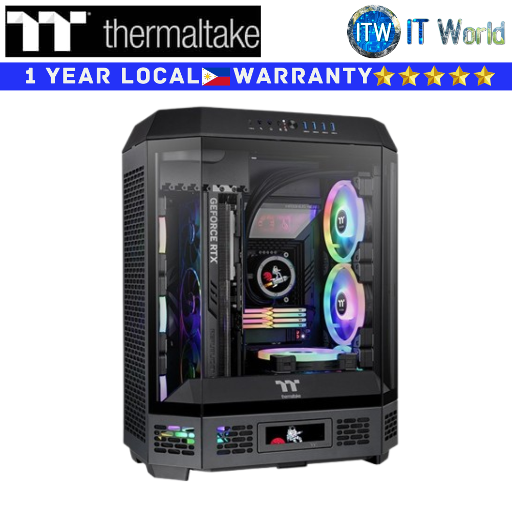 Thermaltake Computer PC Case The Tower 600 Mid Tower (Black)