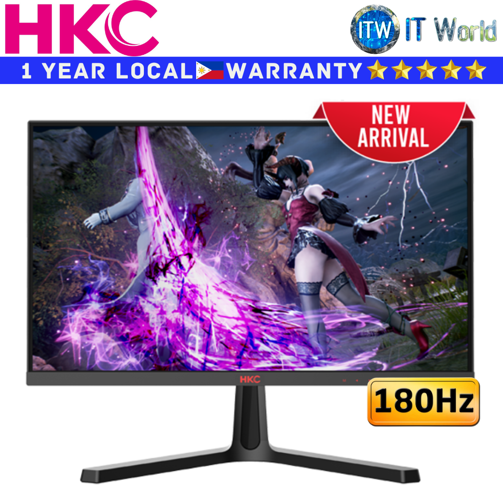 HKC Gaming Monitor MG24V9F 23.8&quot; 1920x1080 FHD   / 180Hz / VA / 1ms MPRT, 5ms GTG