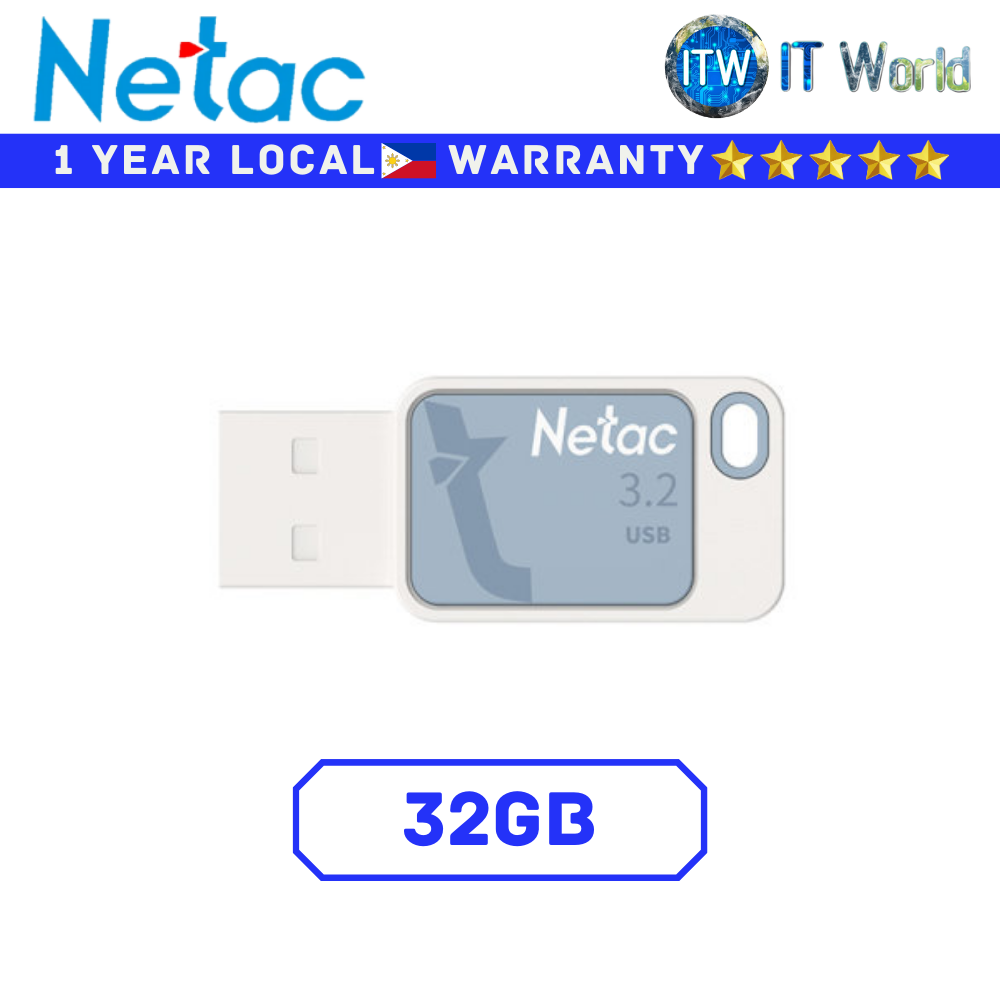 Netac USB Flash Drive UA31 Sky Blue 32GB USB 2.0