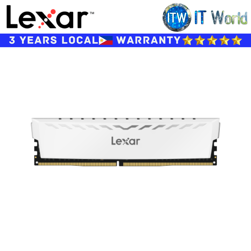 Lexar DDR4 RAM THOR 8GB 3600MHz UDIMM Desktop Memory (LD4BU008G-R3600GSWG)