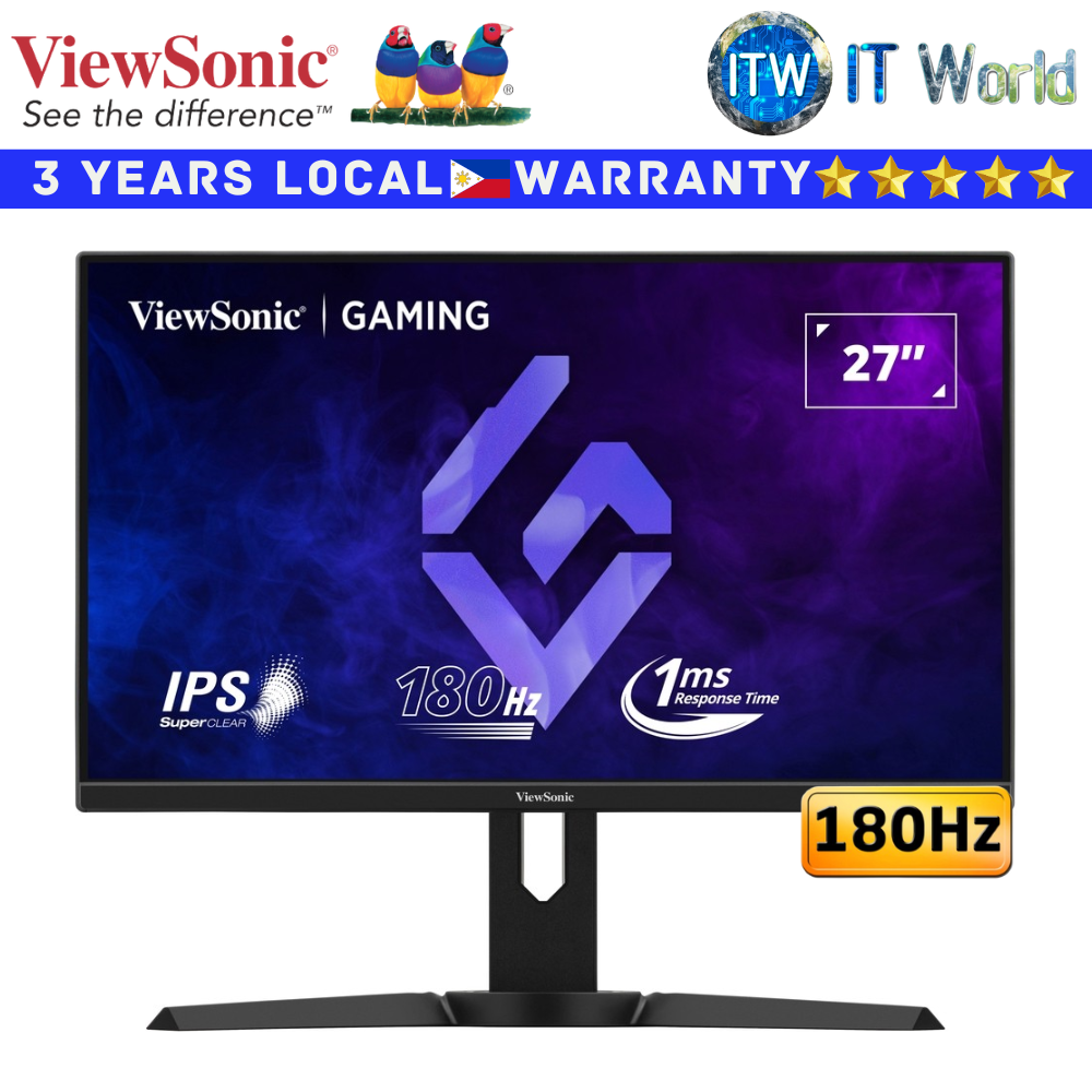 Itw | Viewsonic Gaming Monitor XG2709 27&quot; 1920x1080 FHD / 180Hz / IPS / 1ms / Flicker-free