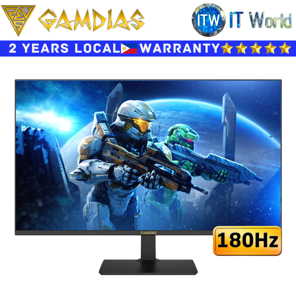 Gamdias Gaming Monitor Atlas HD24IF II 24&quot; (1920 x 1080) / 180Hz / Flat IPS / Free-Sync