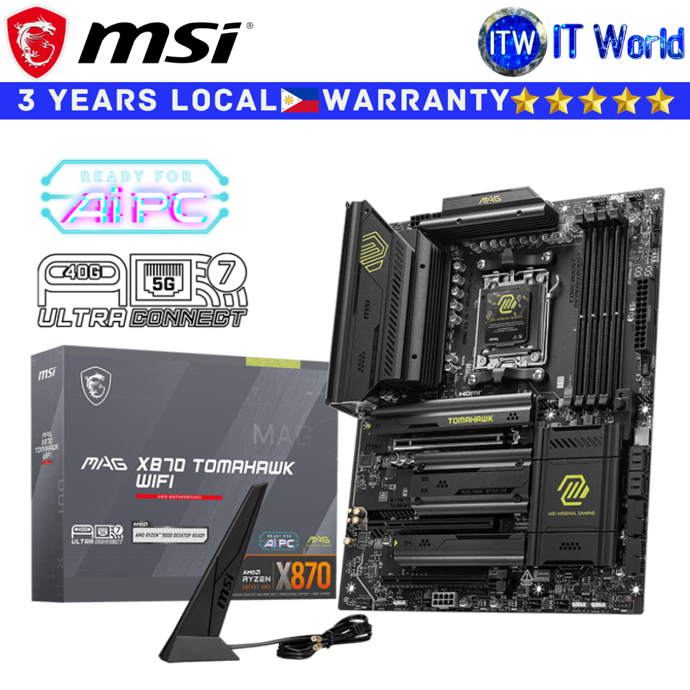 MSI Motherboard MAG X870 Tomahawk Wifi ATX AM5 DDR5