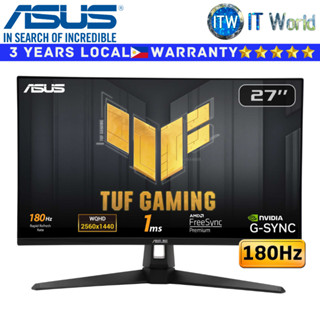 ASUS Gaming Monitor TUF Gaming VG27AQ3A 27&quot; 2560 x 1440 QHD / 180Hz / Fast IPS / 1ms GTG