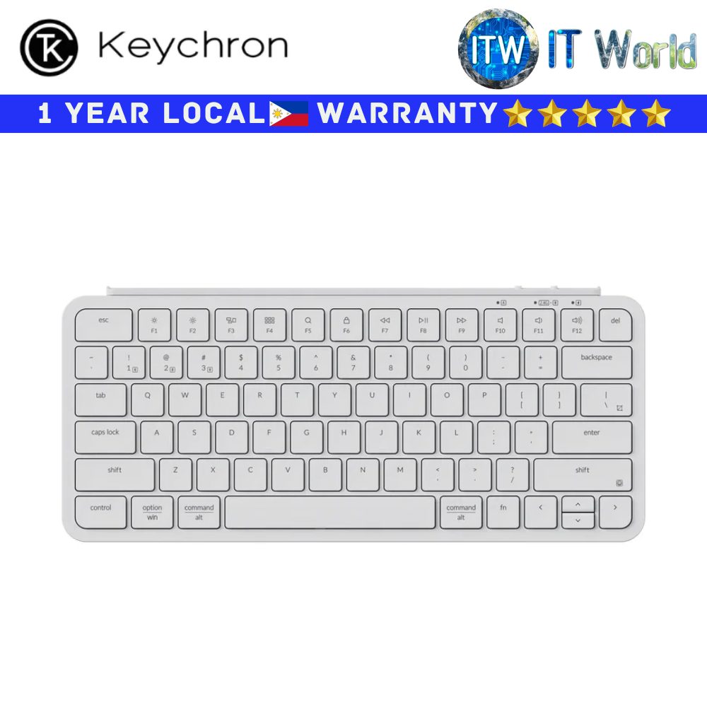 Keychron Keyboard B1 Pro Ivory White Ultra-Slim Wireless Keyboard (B1PK8)