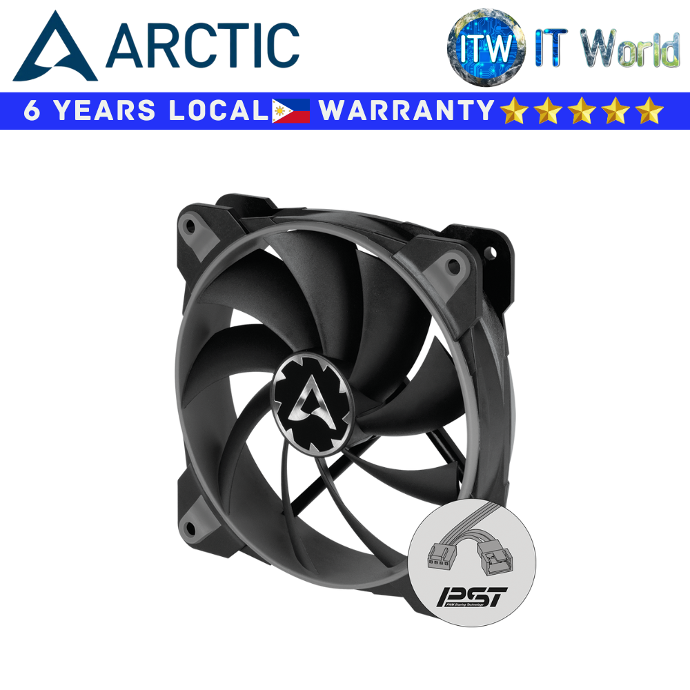 Arctic PC Fan BioniX F120 120 mm PWM Fan with Cable Splitter Grey/Black (ACFAN00163A)