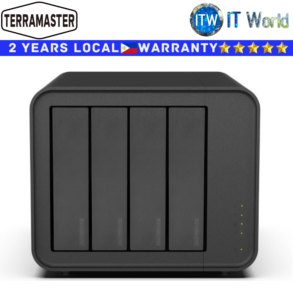 Terramaster NAS Storage D4-320 4-Bays USB Single Disk Enclosure Network Attached Storage