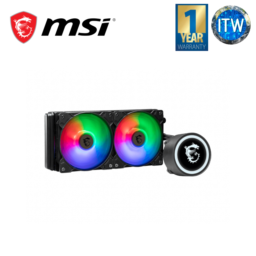 MSI Mag Coreliquid B240 - 240mm RGB AIO Liquid Cooling