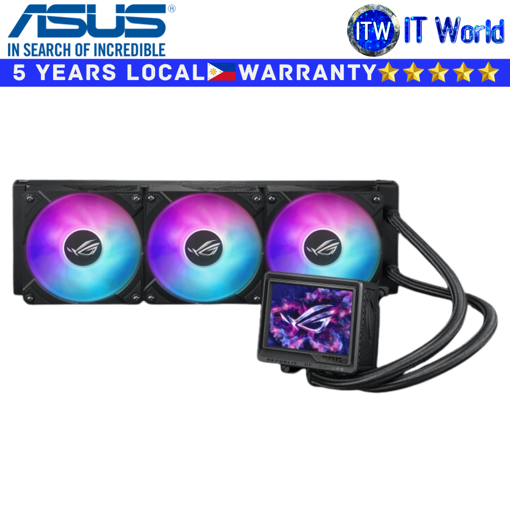 ASUS CPU Cooler Fan ROG Ryujin III 360 ARGB Extreme Black CPU Liquid Cooler