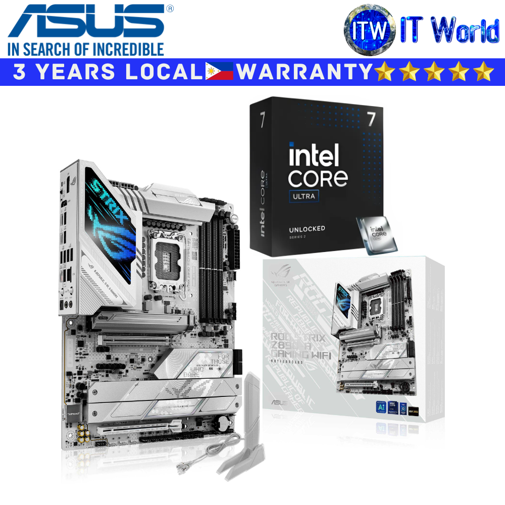 ASUS Bundle Motherboard Intel Core Ultra 7 265KF with ROG Strix Z890-A Gaming Wifi