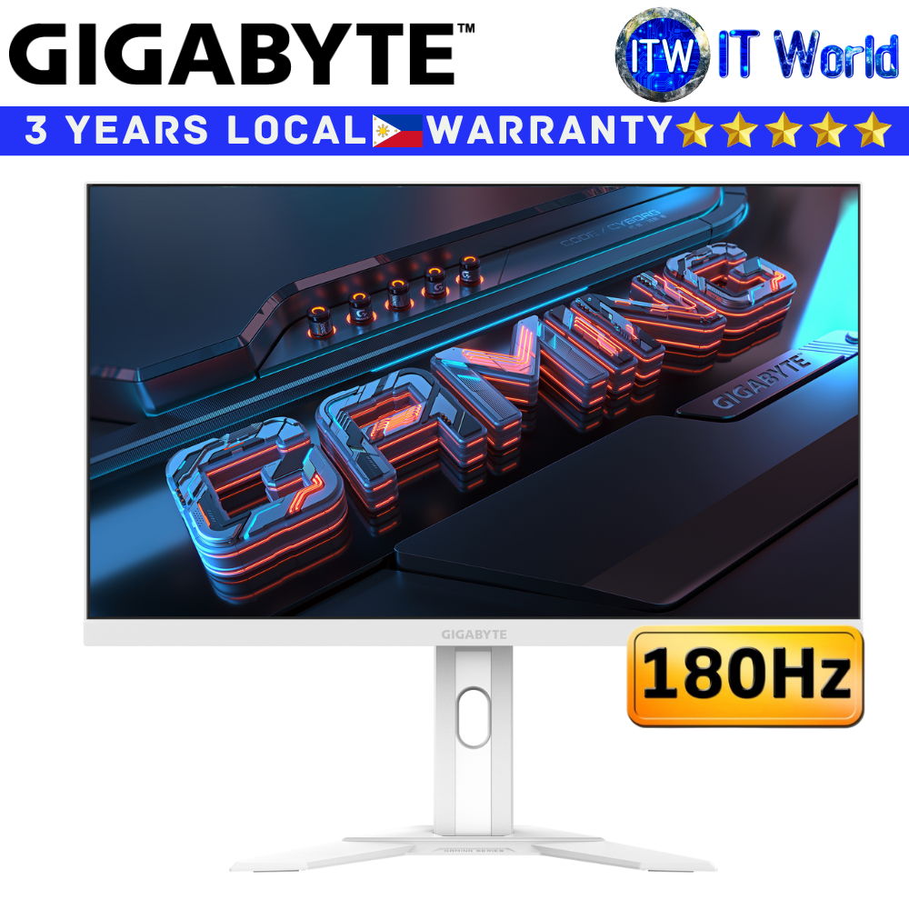 Gigabyte Gaming Monitor M27QA Ice 27&quot; 2560x1440 QHD / 180Hz / IPS / 1ms MPRT (GP-M27QA-ICE-AP)