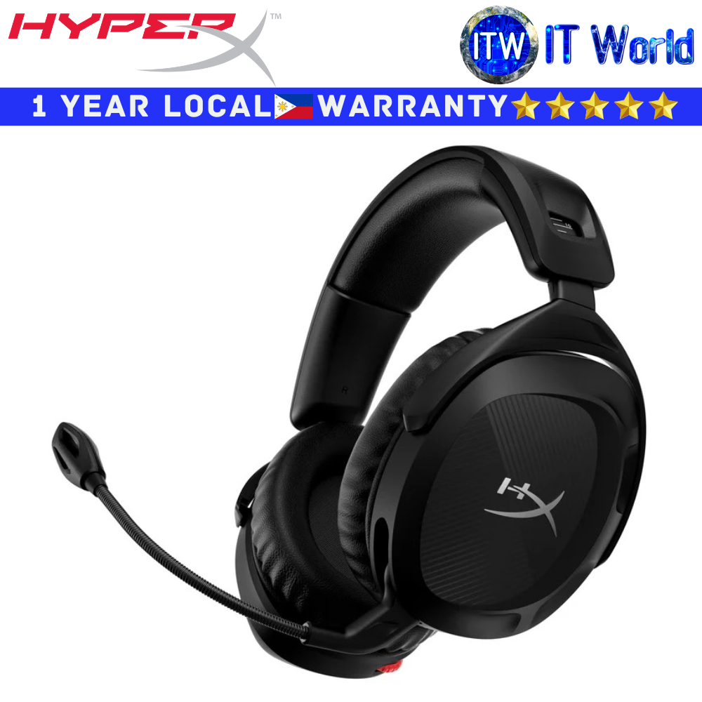 HyperX Wireless Bluetooth Gaming Headset Headphone Cloud Stinger 2 Black (676A2AA)