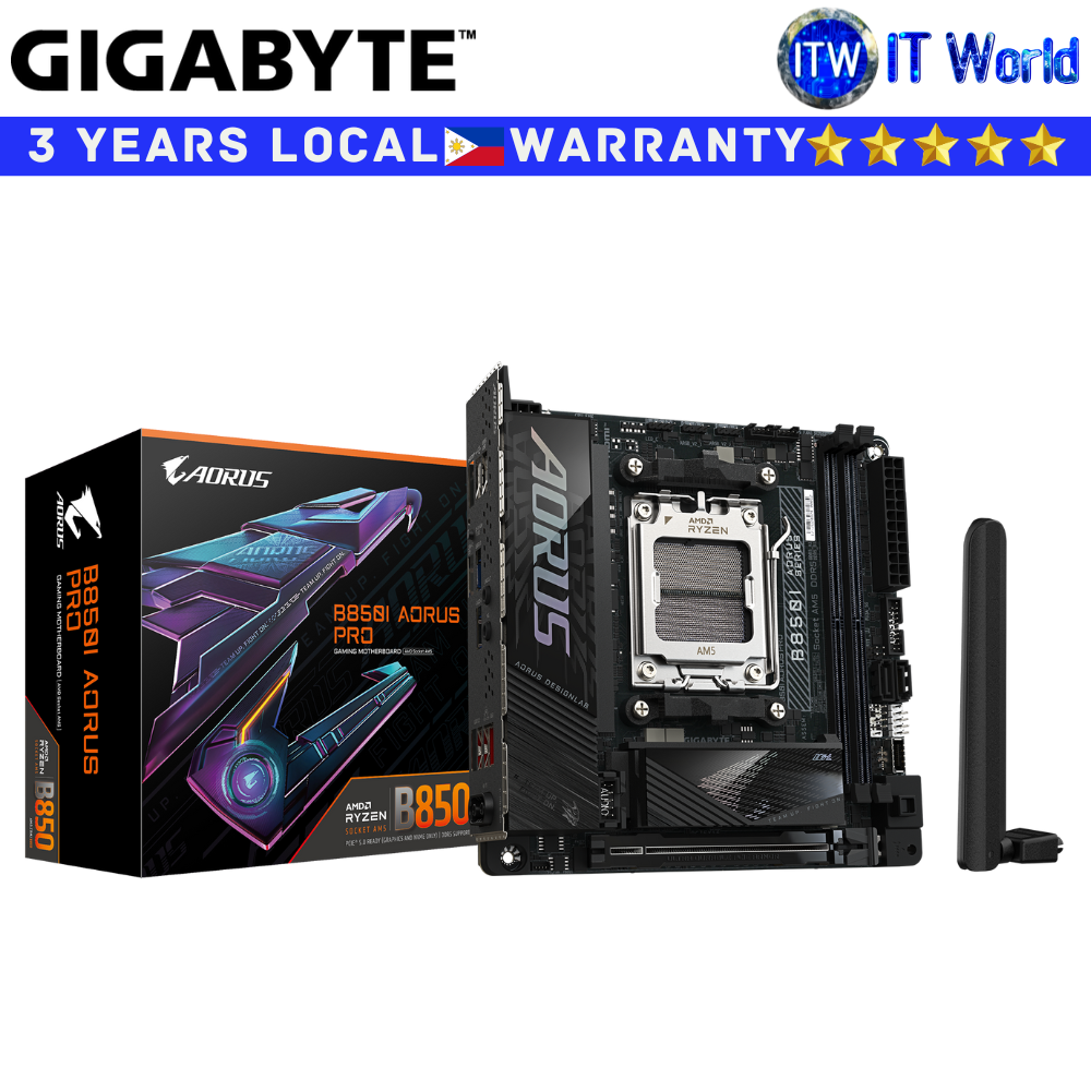 Gigabyte Motherboard B850I Aorus Pro mini-ITX AM5 DDR5