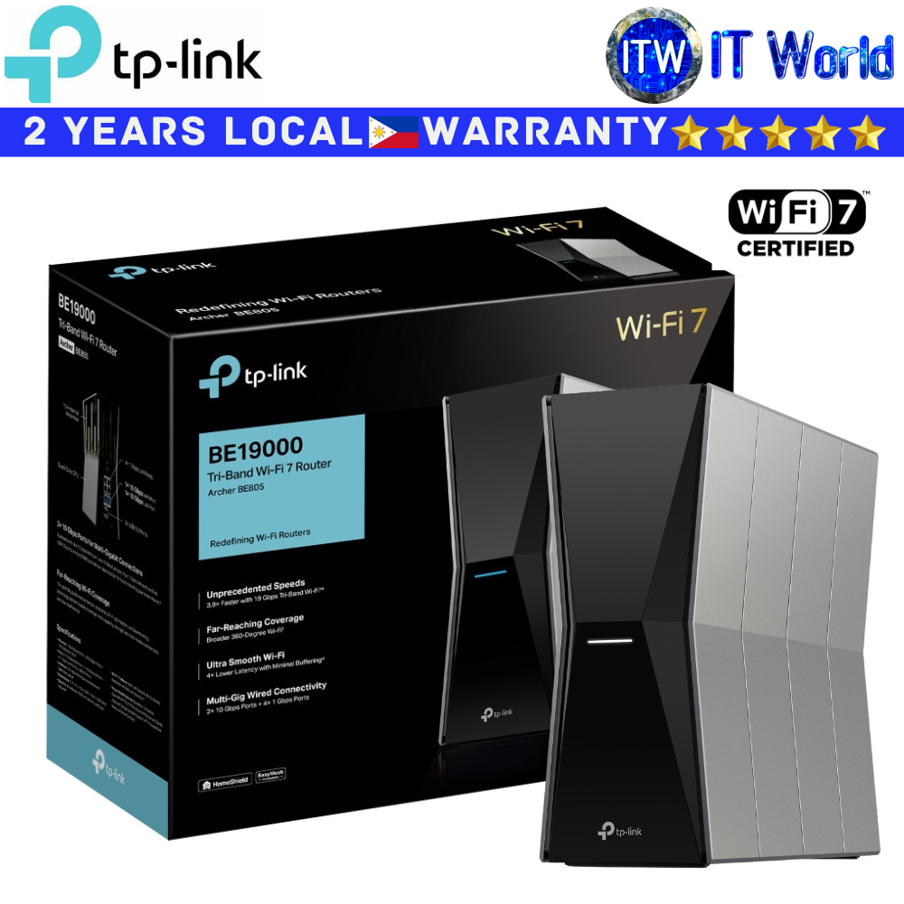 TP-Link Wireless Router Archer BE805 BE19000 Tri-band Wi-fi 7