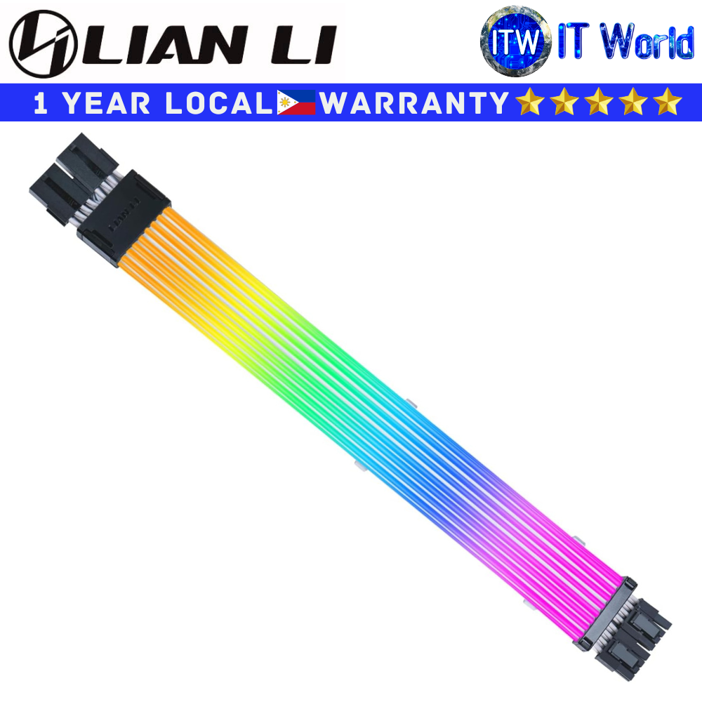 Lian Li Extension Cable Strimer Wireles for GPU 2x8Pin ARGB 340mm (PW8-1W)