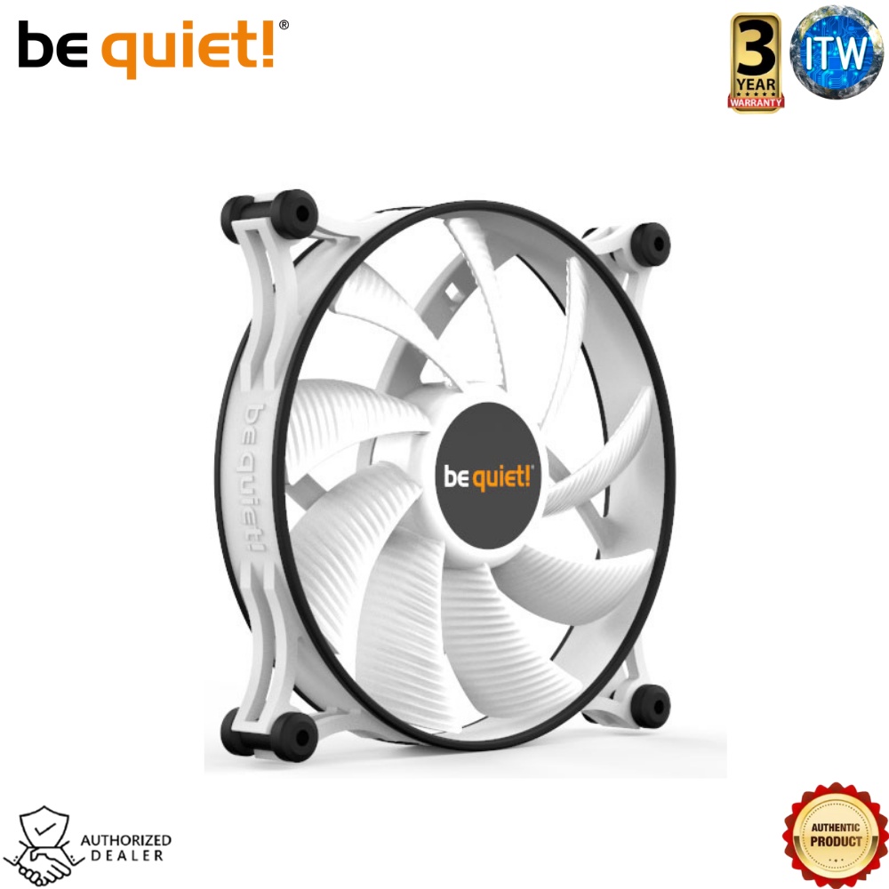 Be Quiet! Shadow Wings 2 | 140mm PWM White Cooling Fans (BL091)