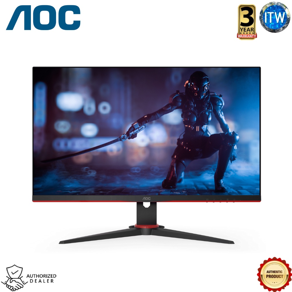 AOC 24G2SE | 23.8&quot; 165Hz 1ms Ultra Narrow Border Adaptive Sync Gaming Monitor (24G2SE/71)