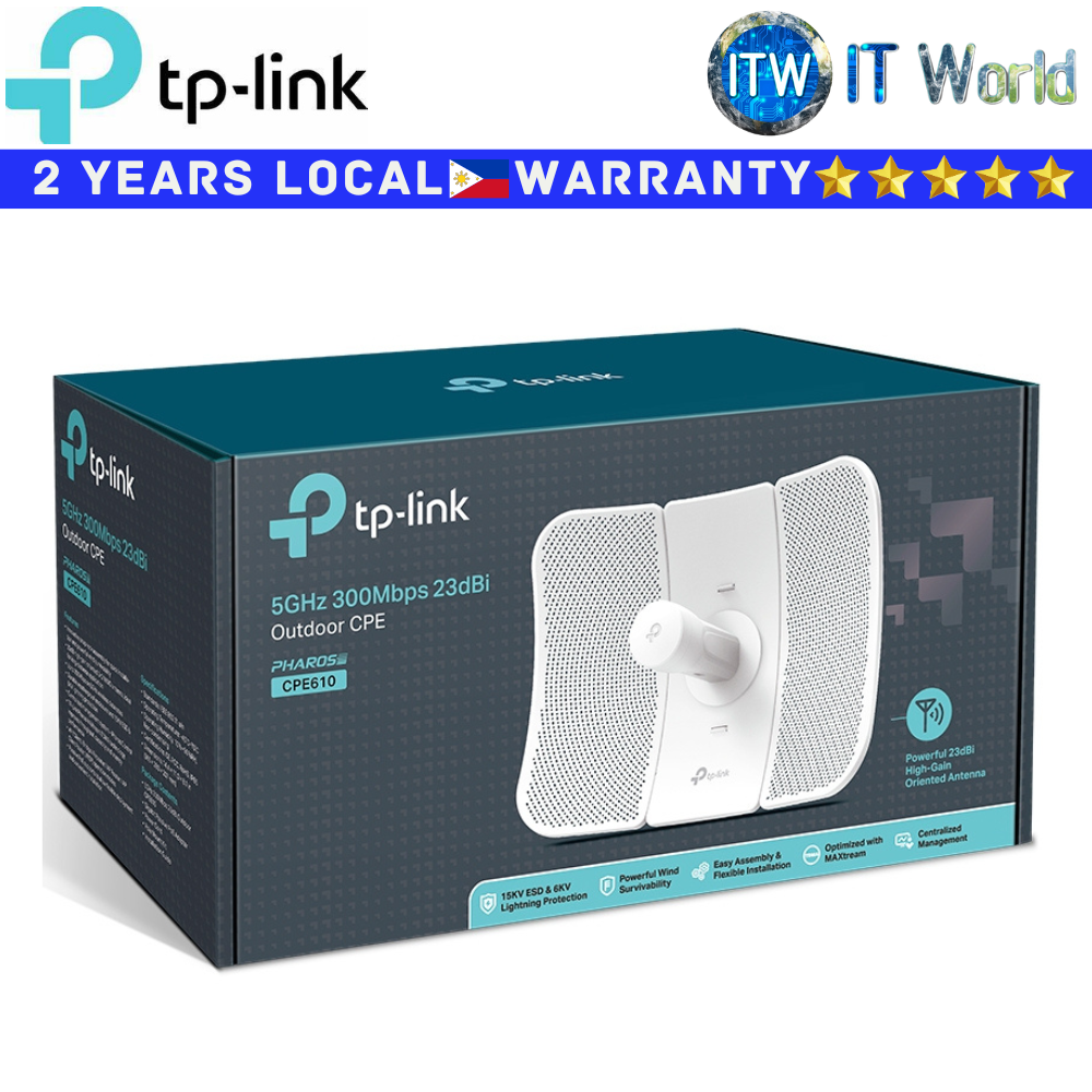 TP-Link Router CPE610 5Ghz 300Mbps 23dBi Outdoor