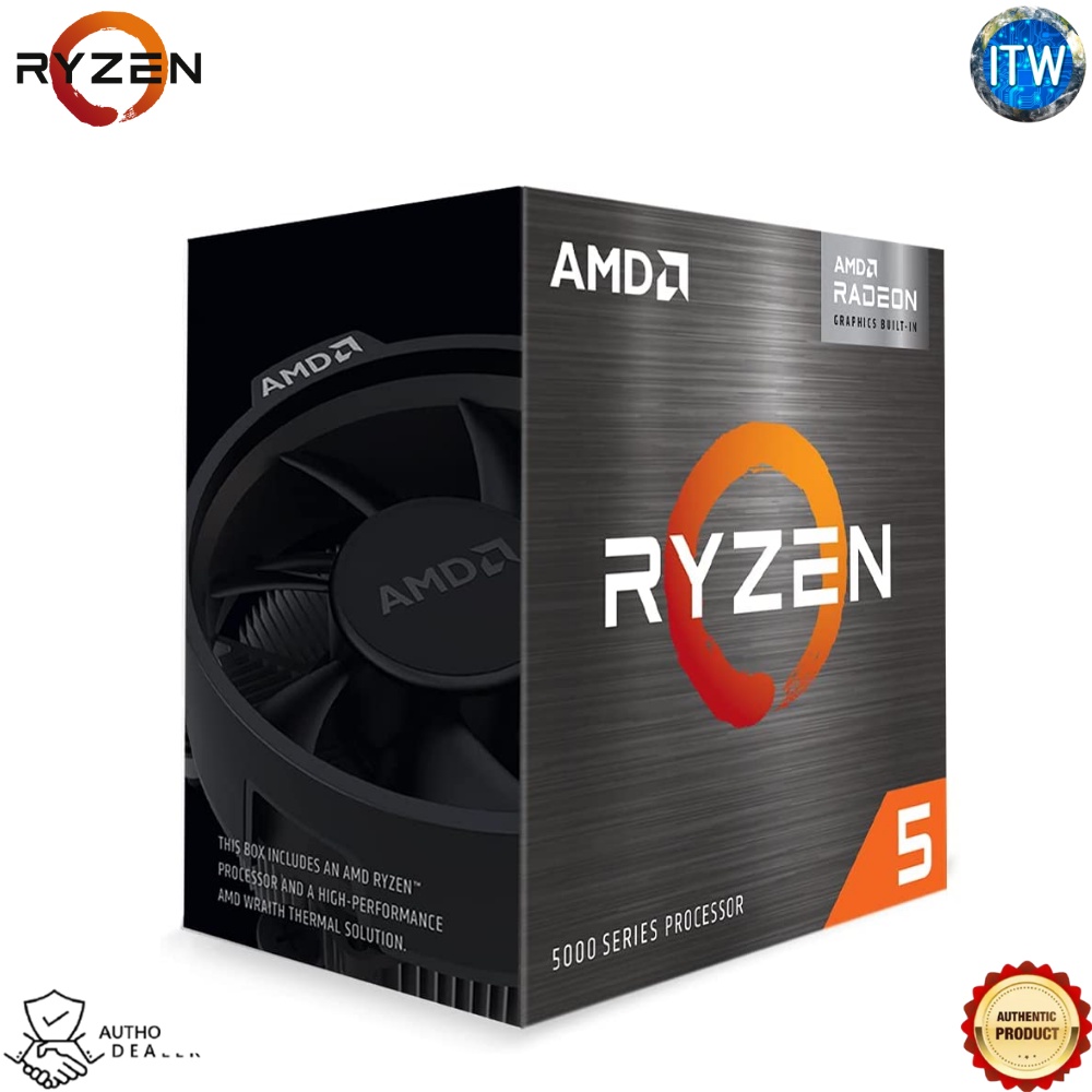 AMD Ryzen 5 5600G | 3.9 GHz | 6-Core 12-Thread | AM4 Desktop Processor