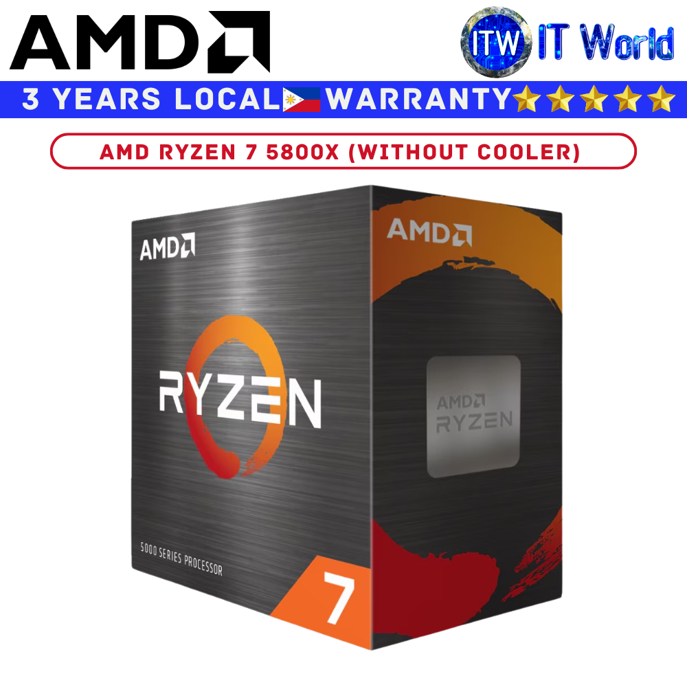AMD Ryzen 7 5800X 8 Cores 16 Threads Desktop Processor (Box)