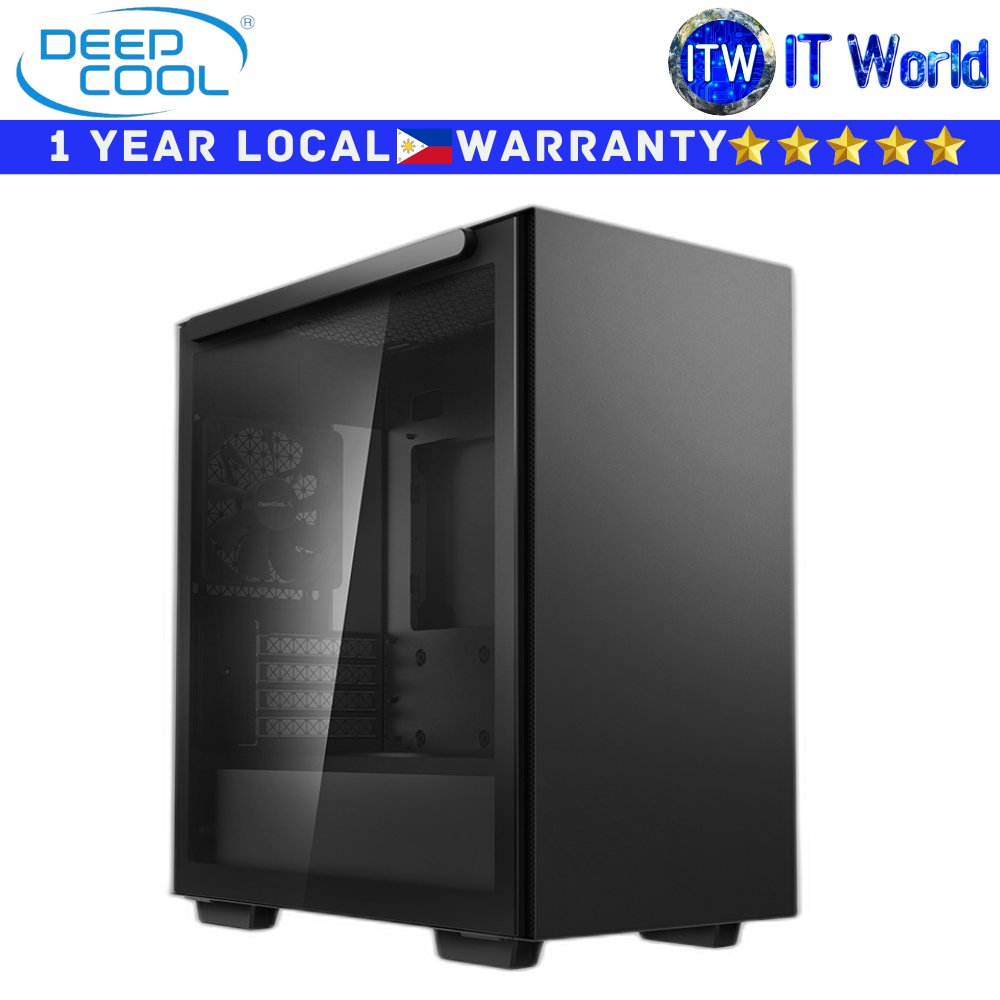 Deepcool Computer PC Case Macube 110 Black micro-ATX Tempered Glass (R-MACUBE110-BKNGM1N-G-1)