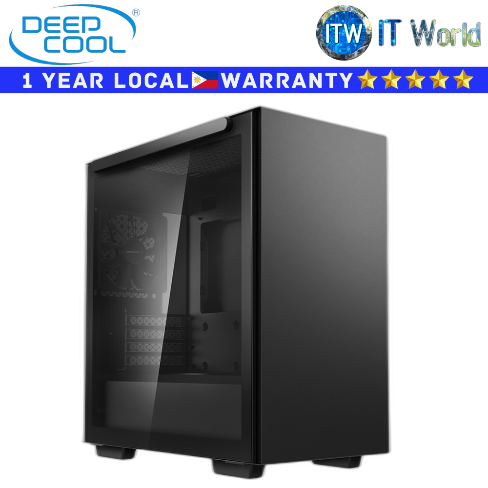 Deepcool Computer PC Case Macube 110 Tempered Glass (Black)