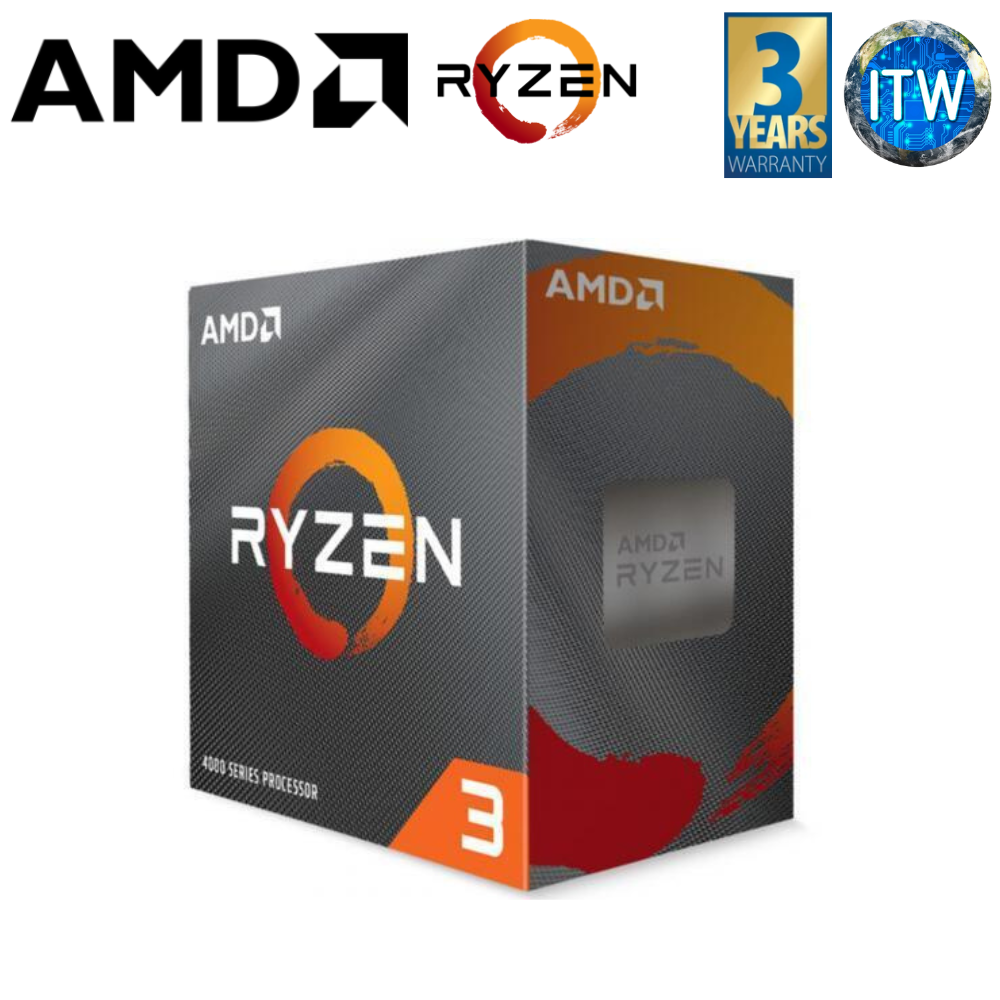 AMD Ryzen 3 4100 4-Cores, 8-Threads Desktop Processor