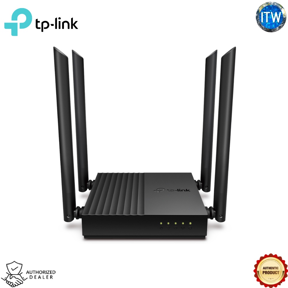 TP Link Archer C64 | AC1200 Wireless MU-MIMO WiFi Router (Archer C64)