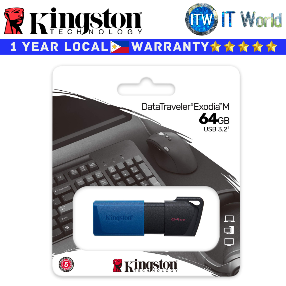 Kingston USB Flash Drive 64GB DataTraveler Exodia M USB 3.2 (DTXM/64GB)