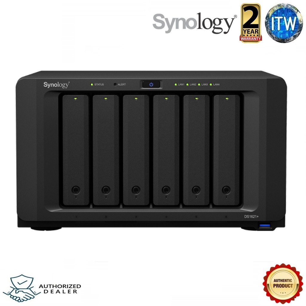 Synology DiskStation DS1621+ 6-Bay NAS Enclosure