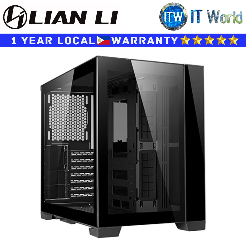 Lian Li Computer PC Case O11 Dynamic Mini Black Mid-Tower Tempered Glass (G99.O11DMI-X)