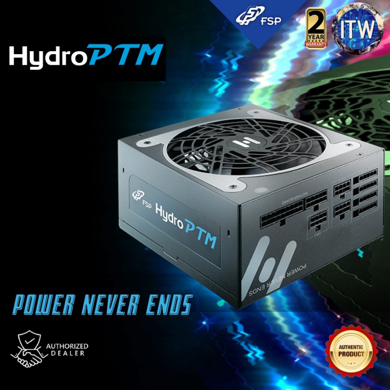 FSP Hydro PTM PRO 750W 80 PLUS Platinum Certified Full Modular ATX12V / EPS12V SLI CrossFire Ready Active PFC Power Supply HPT2-750