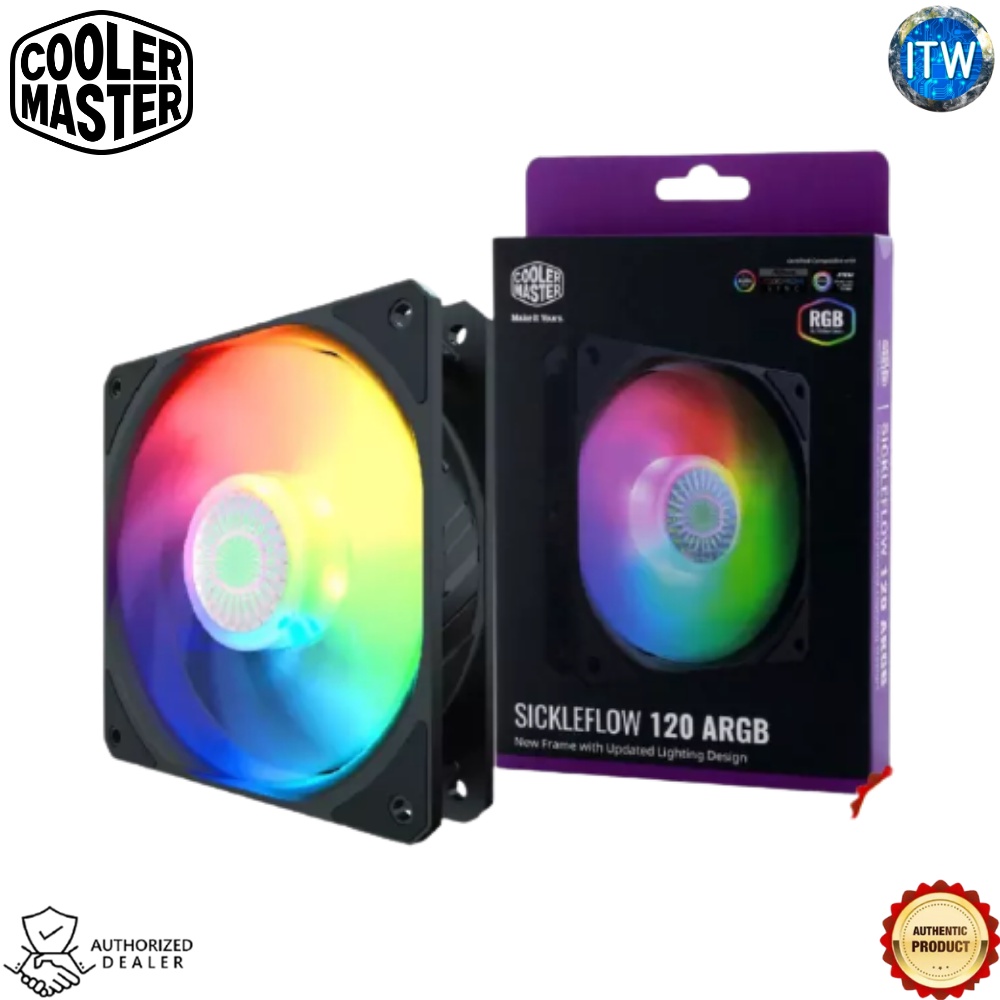 Cooler Master SickleFlow 120 ARGB Fan | MFX-B2DN-18NPA-R1