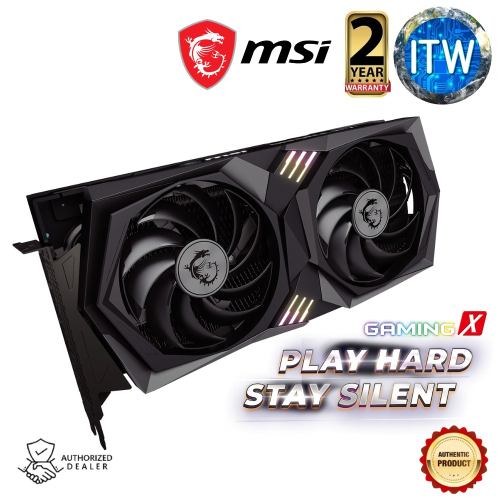 ITW | MSI GeForce RTX 3060 Gaming X 12GB GDDR6 Graphics Card (912-V397-019)