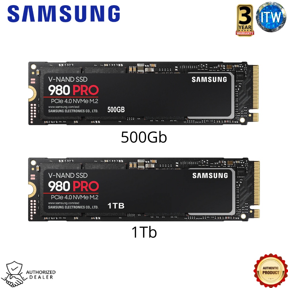 Samsung 980 Pro PCle 4.0 NVMe M.2 SSD - Internal/External Solid State Drive Storage