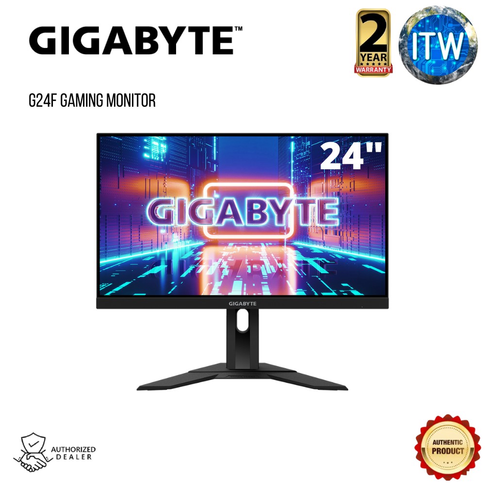 Gigabyte G24F-2 G24F 24&quot; 165Hz/180Hz (OC) 1080 IPS Display Gaming Monitor (G24F-2-TW)