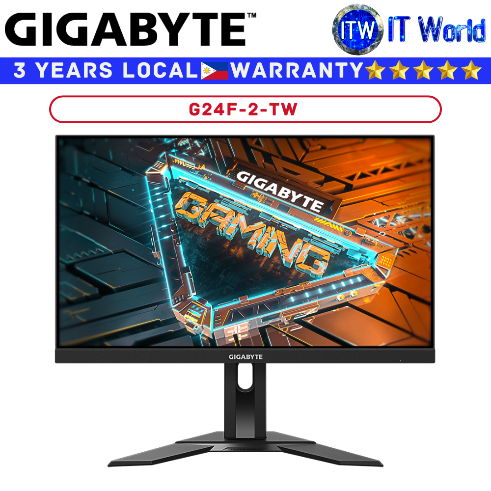 Gigabyte G24F-2 G24F 24&quot; 165Hz/180Hz (OC) 1080 IPS Display Gaming Monitor (G24F-2-TW)